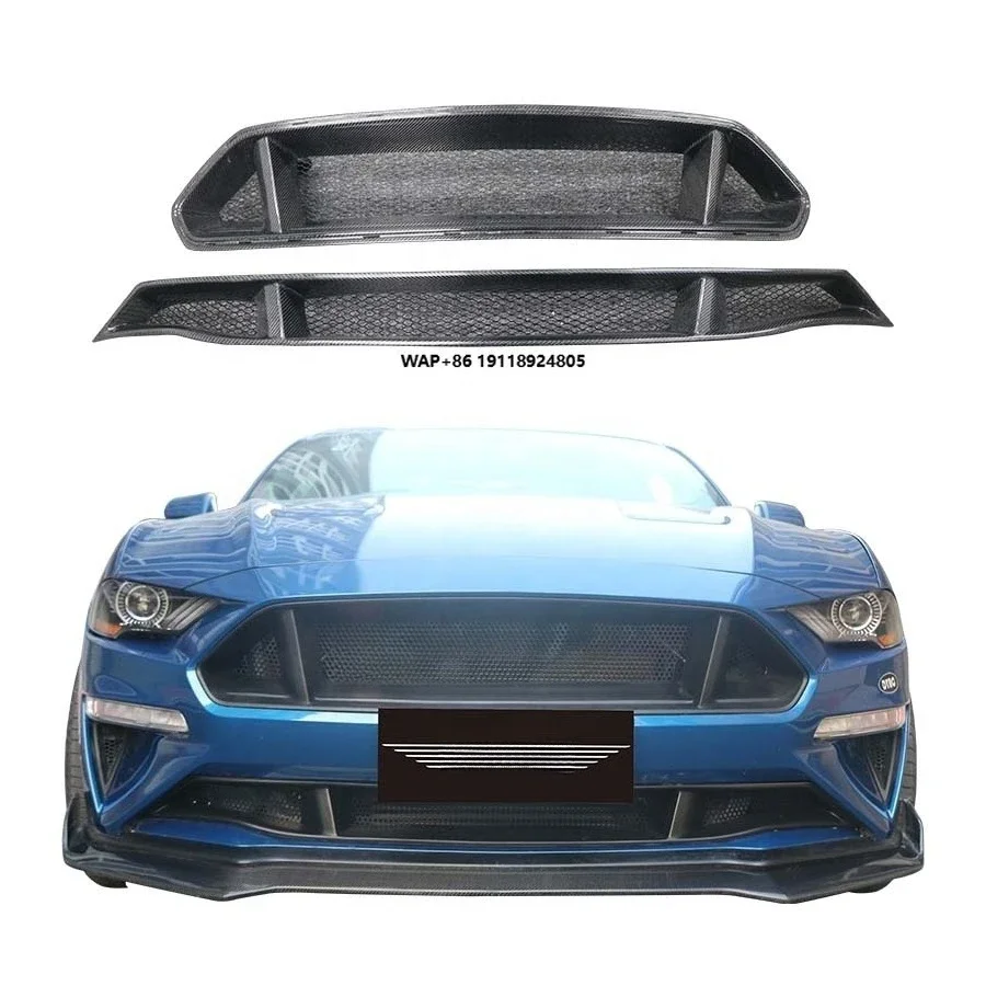 GT Style Carbon Fiber Grille for Mustang Coupe 2018-2023 New Front Bumper Body Kits
GT Style Carbon Fiber Grille for Mustang Coupe 2018-2023 New Front Bumper Body Kits