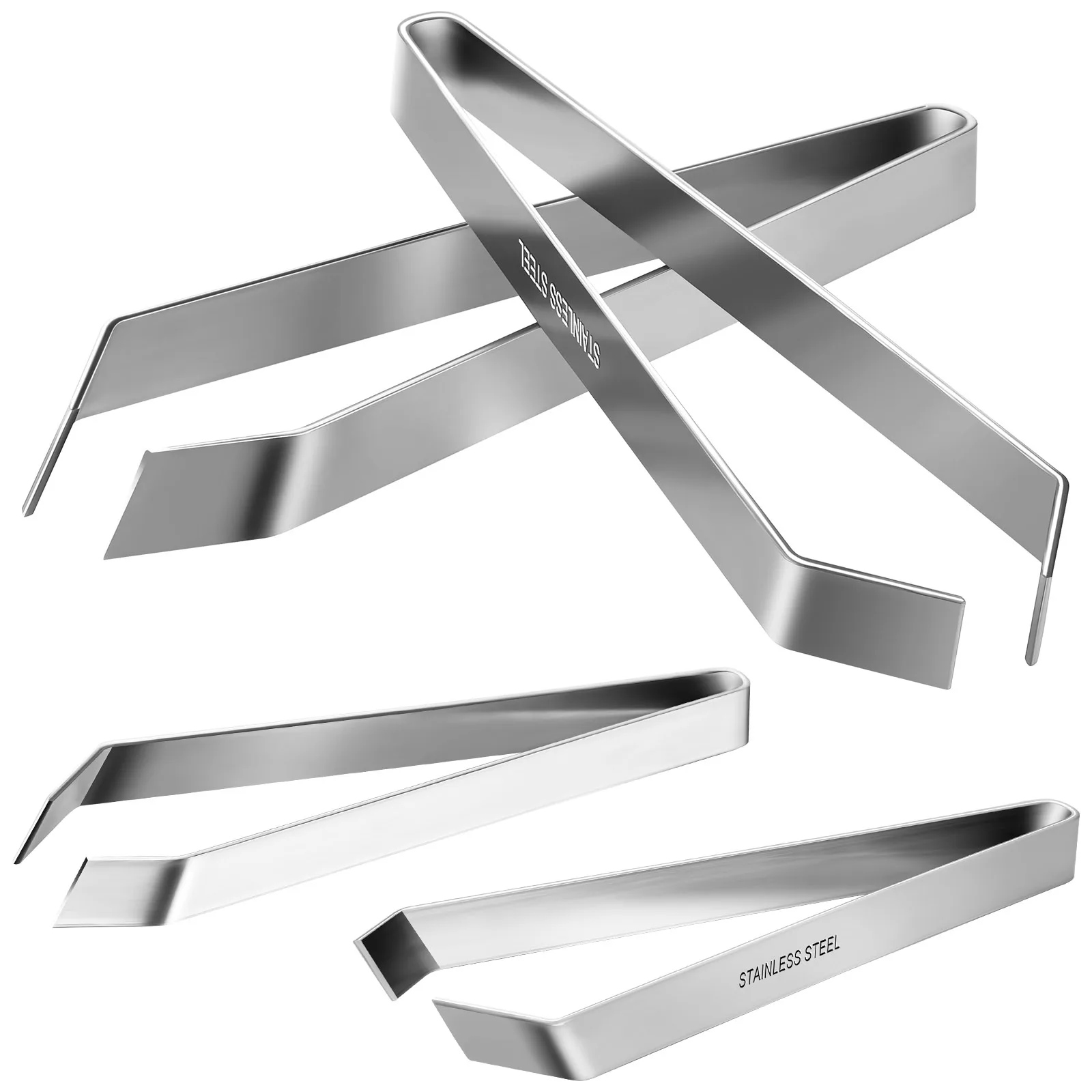 2 Sets Fish Bone Tweezers Stainless Steel Cooking Tools Pliers Picker Tongs Kitchen Precision Plucking Chicken Remover
2 Sets Fish Bone Tweezers Stainless Steel Cooking Tools Pliers Picker Tongs Kitchen Precision Plucking Chicken Remover