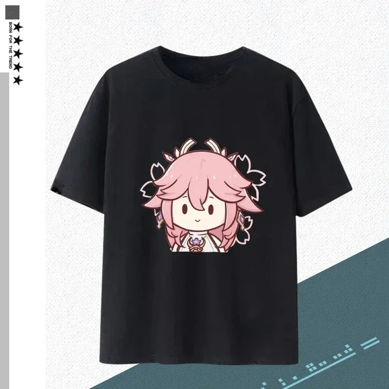 Genshin Impact Print T-shirt Girls Cosplay Tee Kawaii Women Blouse Cartoon Funny T Shirt Harajuku 2024 Summer Clothing Tops Y2k
Genshin Impact Print T-shirt Girls Cosplay Tee Kawaii Women Blouse Cartoon Funny T Shirt Harajuku 2024 Summer Clothing Tops Y2k