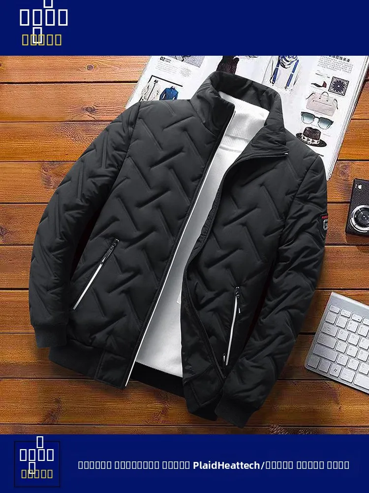 Мужская утепленная куртка с воротником-стойкой из хлопка, осенне-зимняя модная теплая верхняя одежда, повседневная молодежная модель из полиэфирного волокна
Мужская утепленная куртка с воротником-стойкой из хлопка, осенне-зимняя модная теплая верхняя одежда, повседневная молодежная модель из полиэфирного волокна