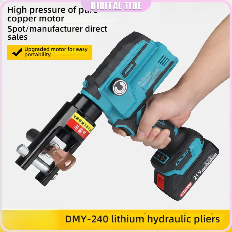 Lithium Battery Hydraulic Pliers, Portable Digital Display Wire Crimping Pliers, Copper and Aluminum Terminal ElectricalTools656
Lithium Battery Hydraulic Pliers, Portable Digital Display Wire Crimping Pliers, Copper and Aluminum Terminal ElectricalTools656