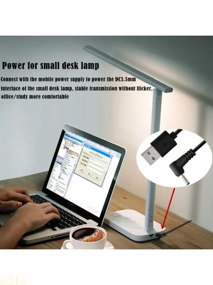 E21E 25cm USB to DC5V Power Cable with 3.5x1.35mm Connector Fast Speed Charging Cord
E21E 25cm USB to DC5V Power Cable with 3.5x1.35mm Connector Fast Speed Charging Cord