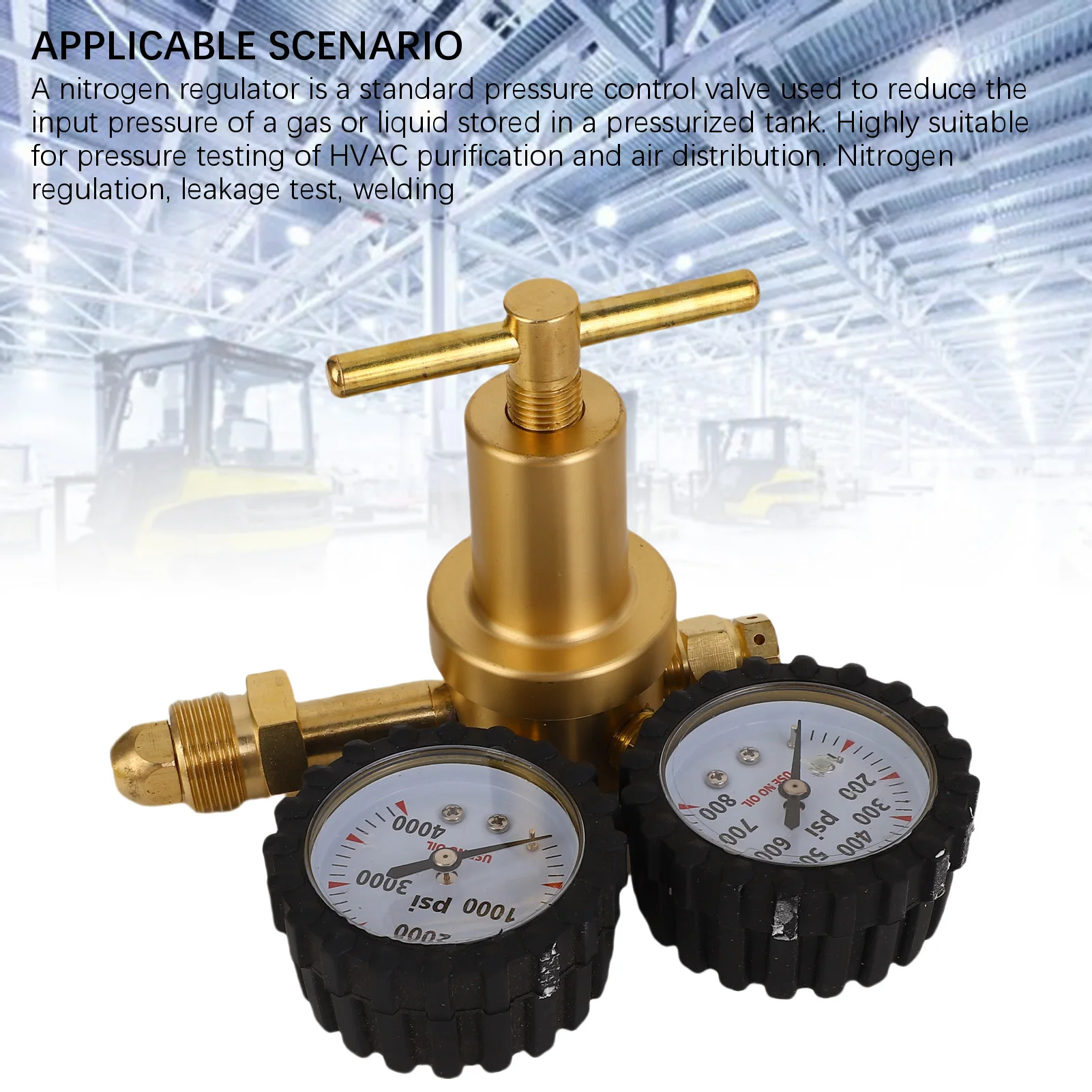 Клапан регулятора азота Точная эффективная фильтрация предотвращает износу Латунь CGA580 Входное соединение Регулятор азота для HVAC
Клапан регулятора азота Точная эффективная фильтрация предотвращает износу Латунь CGA580 Входное соединение Регулятор азота для HVAC