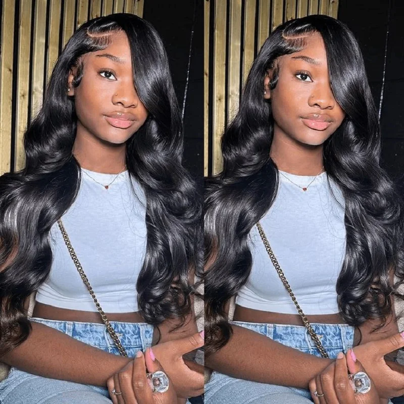 Mongolian Body Wave Wig 200% Density HD Transparent Lace Frontal Human Hair Wigs Remy Pre Plucked Bleached Knots Wigs For Women
Mongolian Body Wave Wig 200% Density HD Transparent Lace Frontal Human Hair Wigs Remy Pre Plucked Bleached Knots Wigs For Women