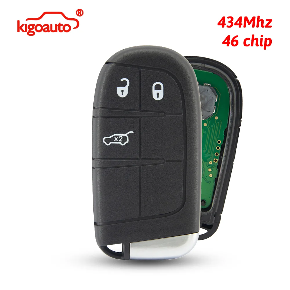 kigoauto FCC M3N-40821302 Smart Key 3 button 434Mhz 46 chip for 2014-2020 Jeep Grand Cherokee PN 68143506AC
kigoauto FCC M3N-40821302 Smart Key 3 button 434Mhz 46 chip for 2014-2020 Jeep Grand Cherokee PN 68143506AC