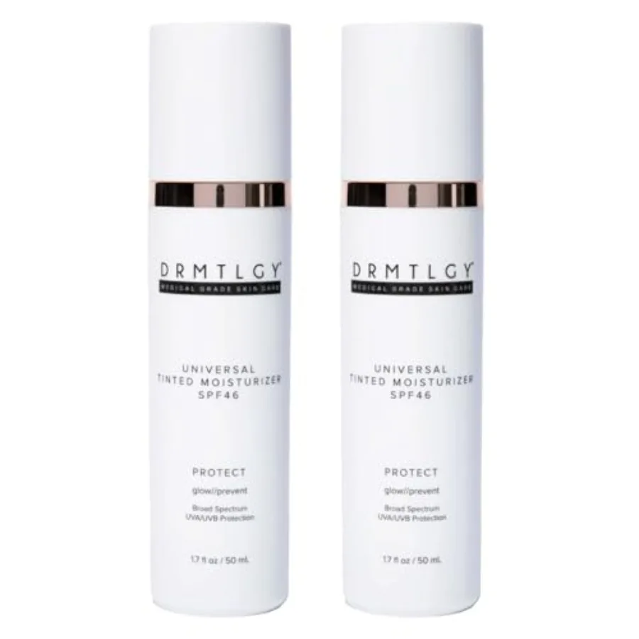 Anti-Aging Tinted Moisturizer with SPF 46 for Daily Face Use, Universal Tint, Dewy Finish, Broad Spectrum UVA/UVB Protection, 1
Anti-Aging Tinted Moisturizer with SPF 46 for Daily Face Use, Universal Tint, Dewy Finish, Broad Spectrum UVA/UVB Protection, 1