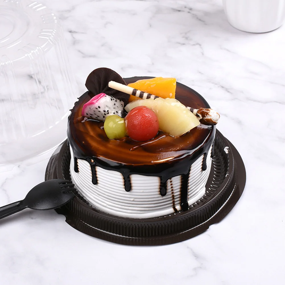 20pcs Plastic Cake Boxes for 6 Inches Round Cakes Mousse Desserts Food Grade Transparent Environmental Simple Design
20pcs Plastic Cake Boxes for 6 Inches Round Cakes Mousse Desserts Food Grade Transparent Environmental Simple Design
