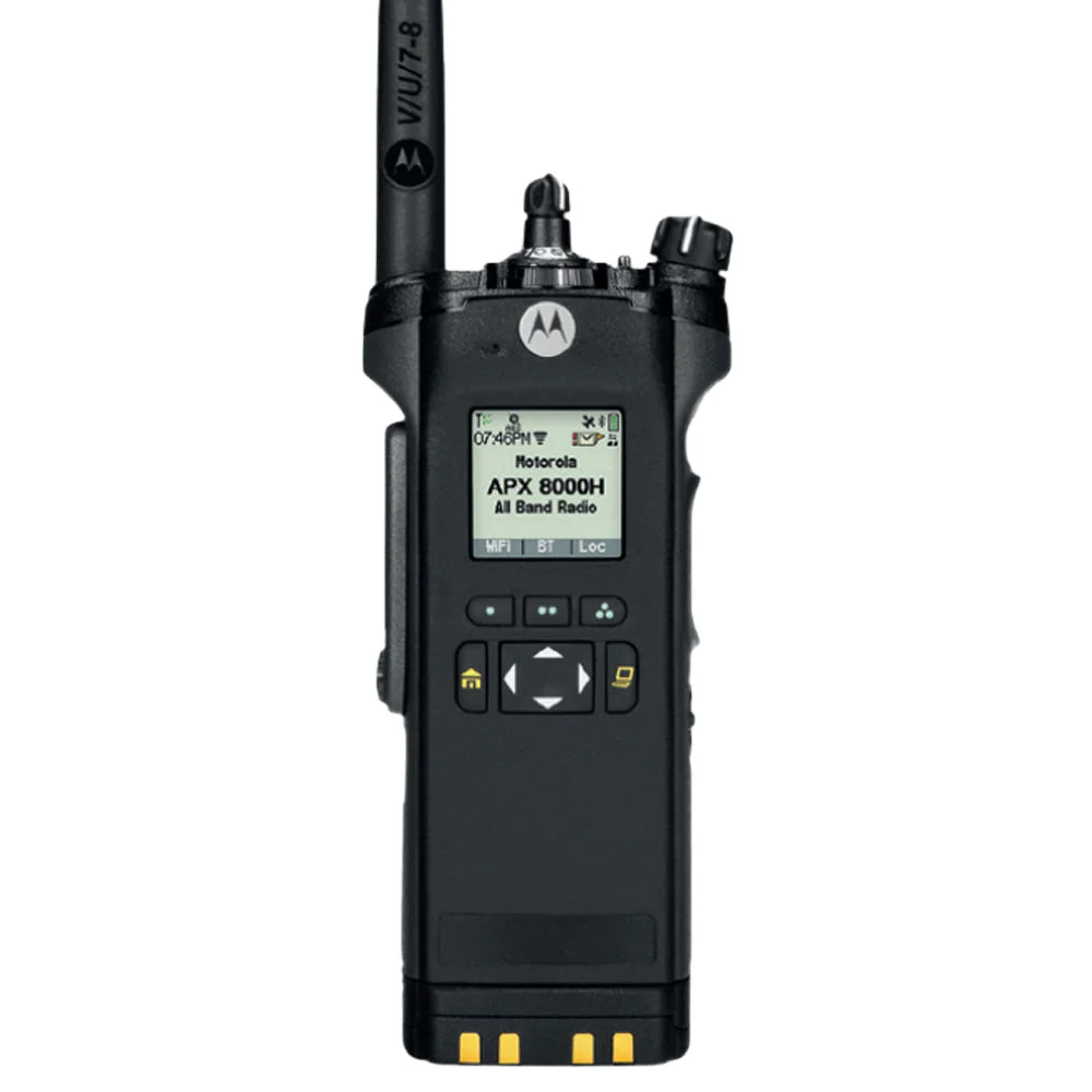 Moto-Rola APX8000H Original Handheld UHF/VHF Digital Intercom All-Band P25 Hazloc Portable Two-Way Radio DMR Walkie Talkie GPS
Moto-Rola APX8000H Original Handheld UHF/VHF Digital Intercom All-Band P25 Hazloc Portable Two-Way Radio DMR Walkie Talkie GPS
