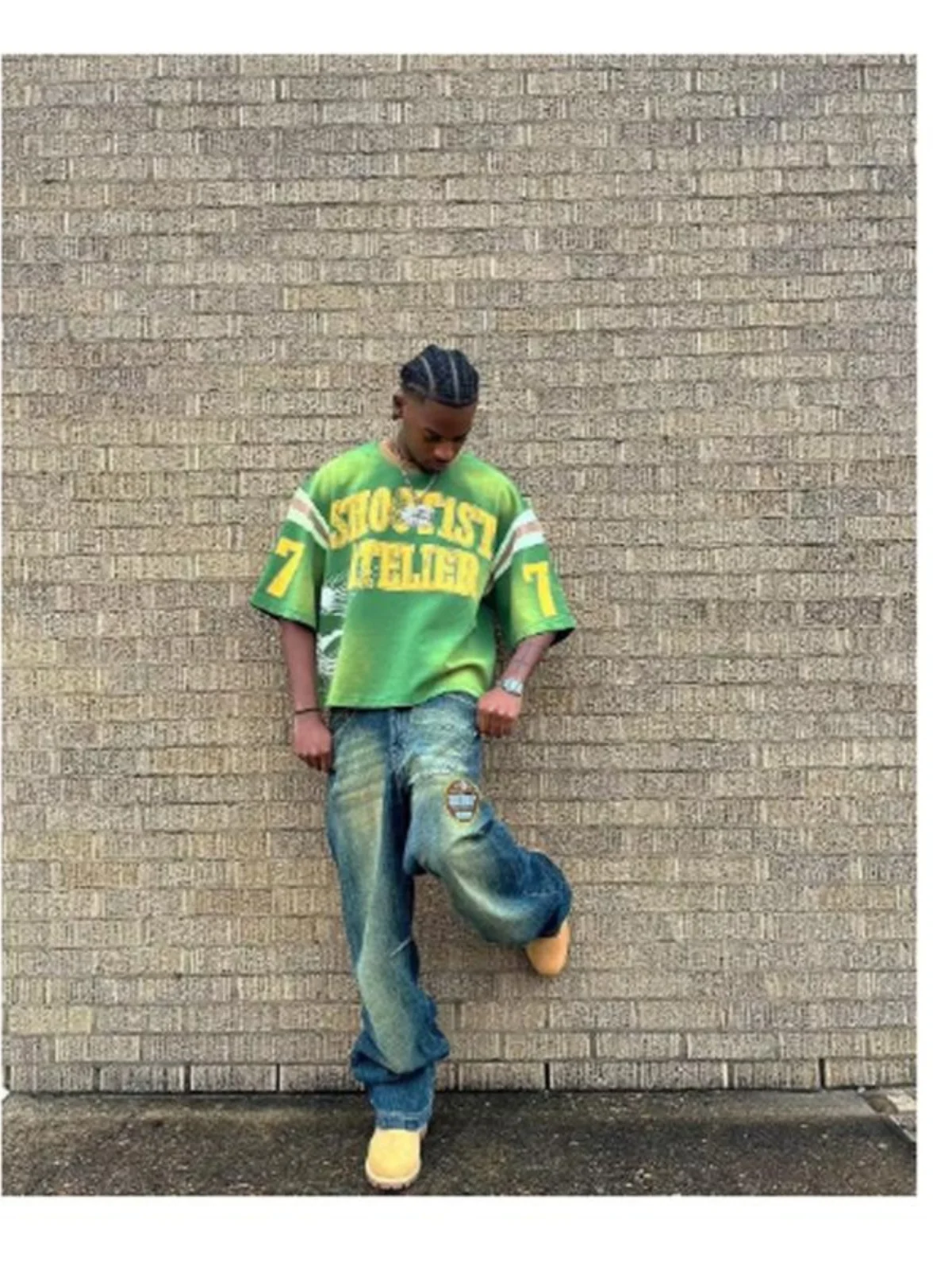 Свободная повседневная мужская футболка с лоскутным принтом, удобный дышащий летний топ, круглый Ne ort Sve, большой размер, молодежная мода
Свободная повседневная мужская футболка с лоскутным принтом, удобный дышащий летний топ, круглый Ne ort Sve, большой размер, молодежная мода