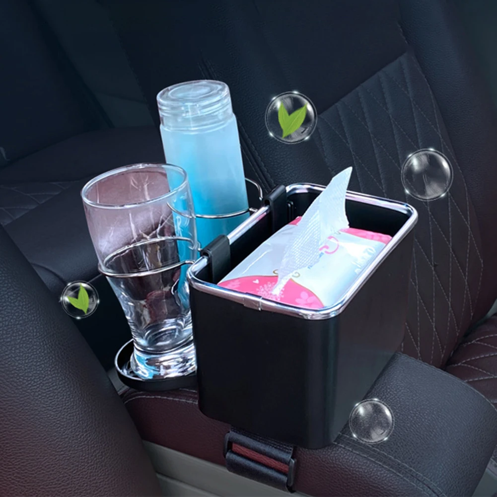 Car Console Armrest Organizer with 2 Cup Holders Car Storage Box (Black)
Car Console Armrest Organizer with 2 Cup Holders Car Storage Box (Black)