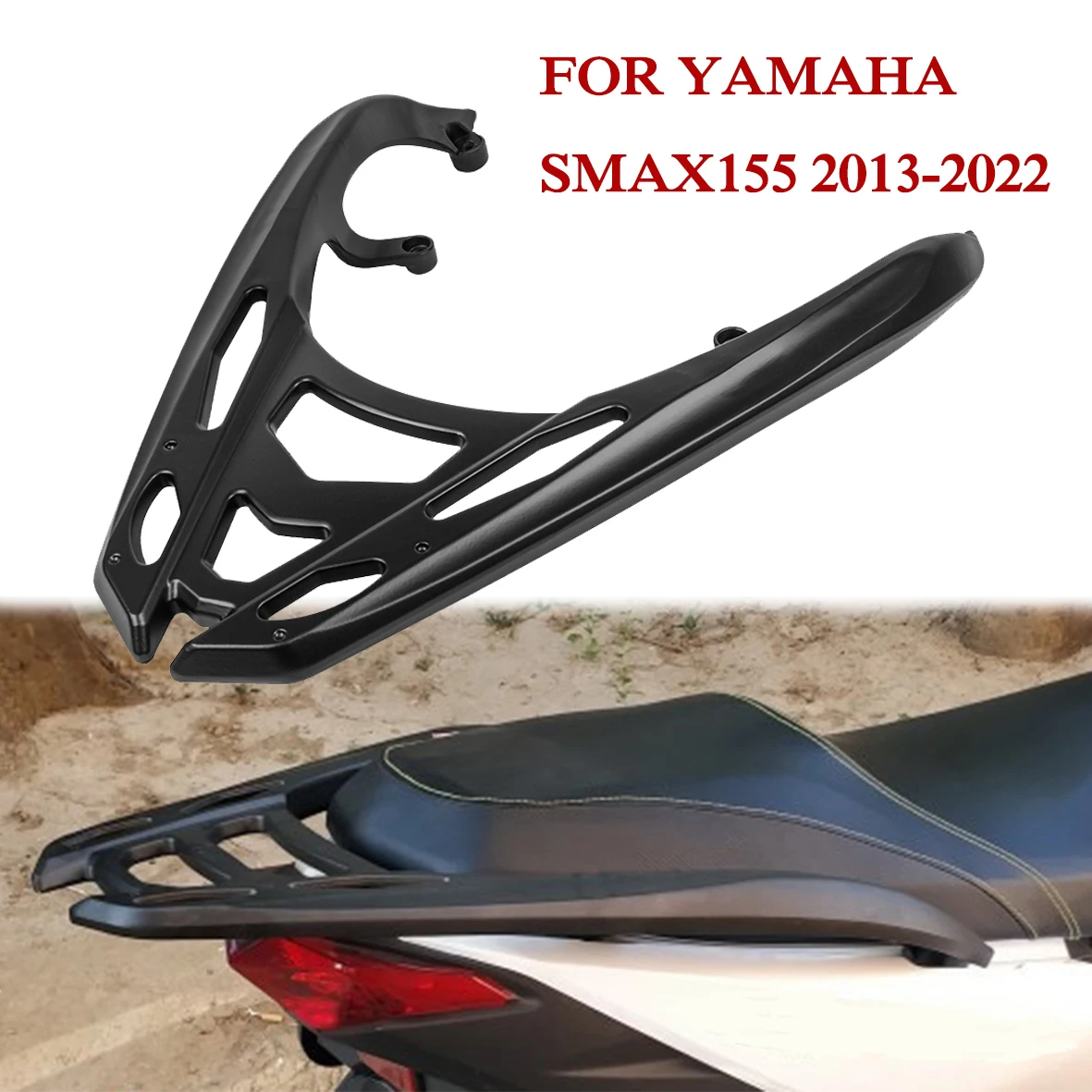 Motorcycle Rear Storage Roof Box Luggage Support Trunk Support Bracket Boot Rack For Yamaha SMAX 155 SMAX155 2013 2014 2015-2022
Motorcycle Rear Storage Roof Box Luggage Support Trunk Support Bracket Boot Rack For Yamaha SMAX 155 SMAX155 2013 2014 2015-2022