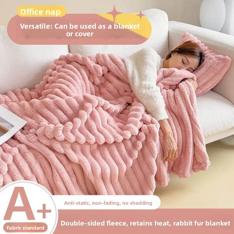 Thiened Rabbit Fur Blanket Office Nap Sofa Blanket Extra Large Single Person Winter Sp Cover Blanket Luxury Velvet Blanket
Thiened Rabbit Fur Blanket Office Nap Sofa Blanket Extra Large Single Person Winter Sp Cover Blanket Luxury Velvet Blanket