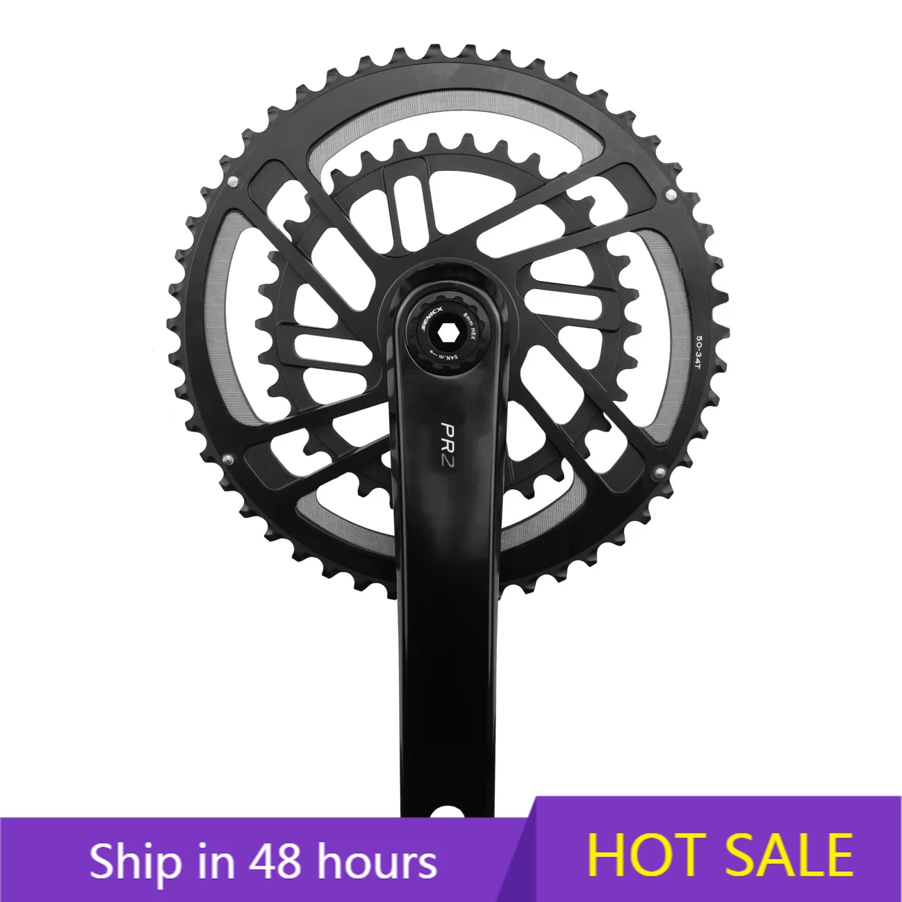 POWER LEAP SENICX Road Bike Bicycle Crankset FC-PR2-A1 50/34T 52/36T 165/170/175mm Sprocket Direct Mount 11S/12S CNC With Bottom
POWER LEAP SENICX Road Bike Bicycle Crankset FC-PR2-A1 50/34T 52/36T 165/170/175mm Sprocket Direct Mount 11S/12S CNC With Bottom