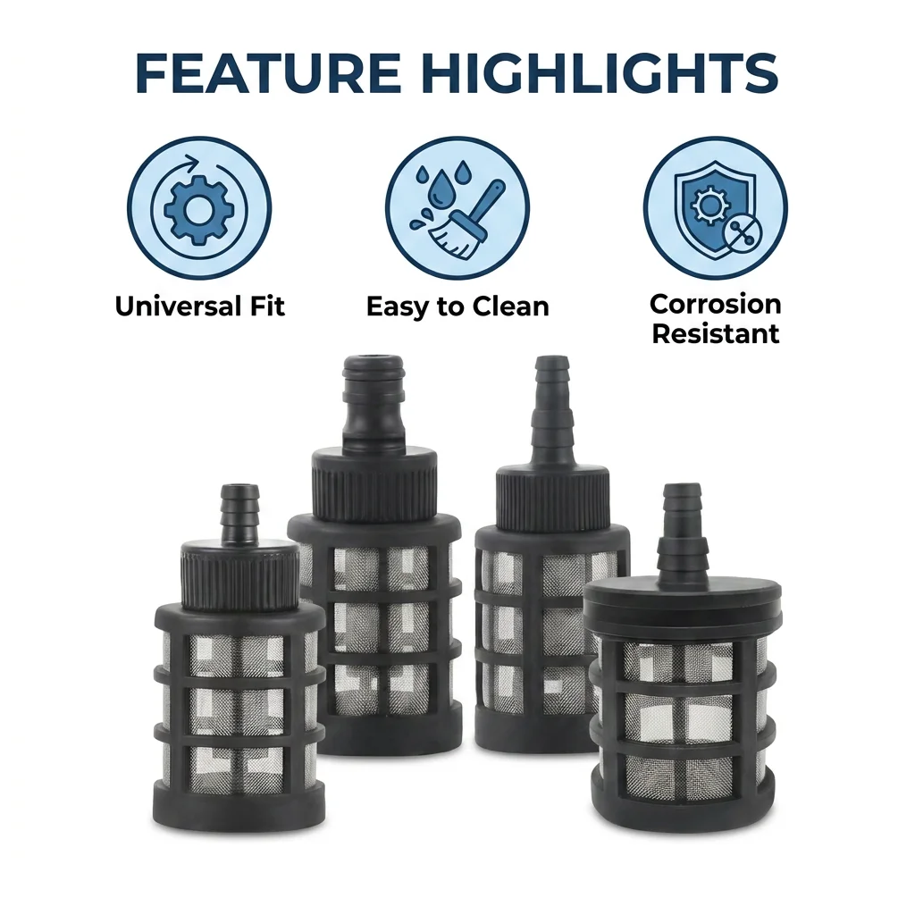Home gardening filter, lithium water gun inlet pipe, wireless handheld car washing machine, flower watering filter accessories
Home gardening filter, lithium water gun inlet pipe, wireless handheld car washing machine, flower watering filter accessories