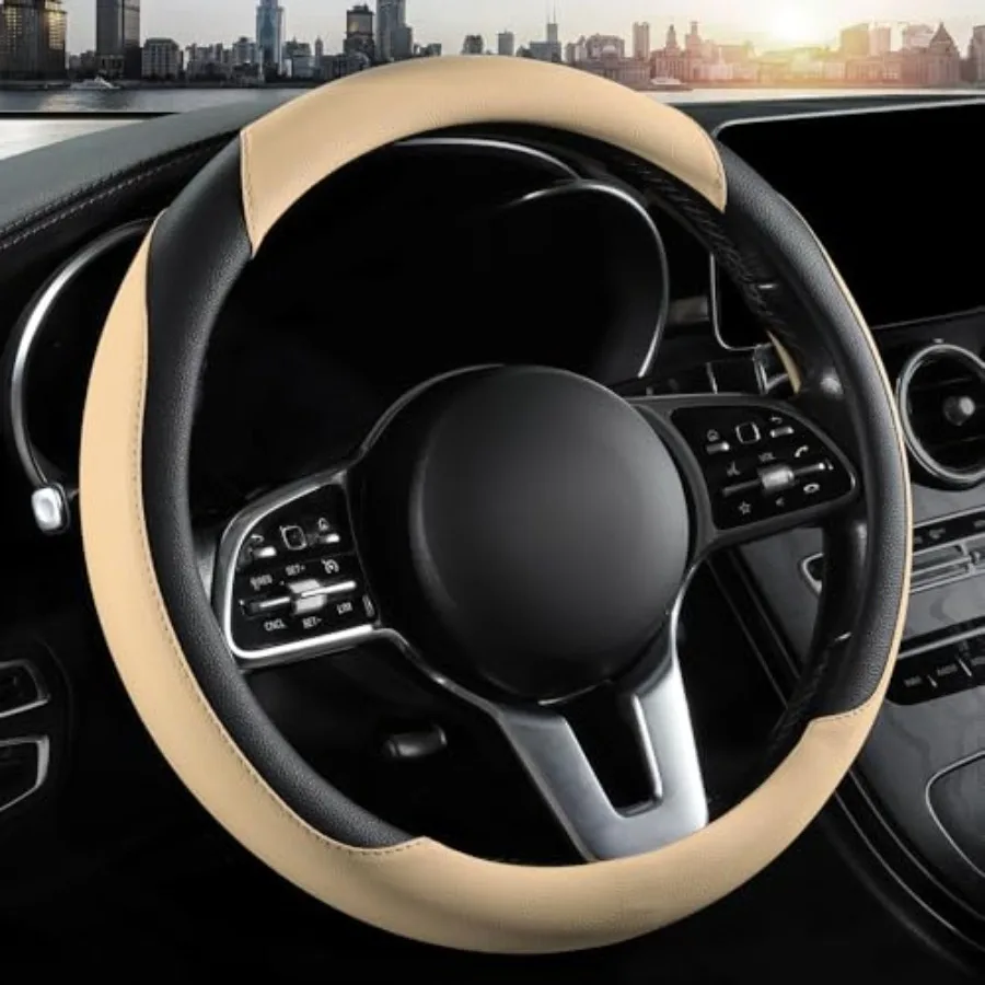 Car Steering Wheel Cover, Microfiber Leather Steering Wheel Cover Universal Fit 4.5-5 inch Anti-Slip Comfortable Breathable Car
Car Steering Wheel Cover, Microfiber Leather Steering Wheel Cover Universal Fit 4.5-5 inch Anti-Slip Comfortable Breathable Car
