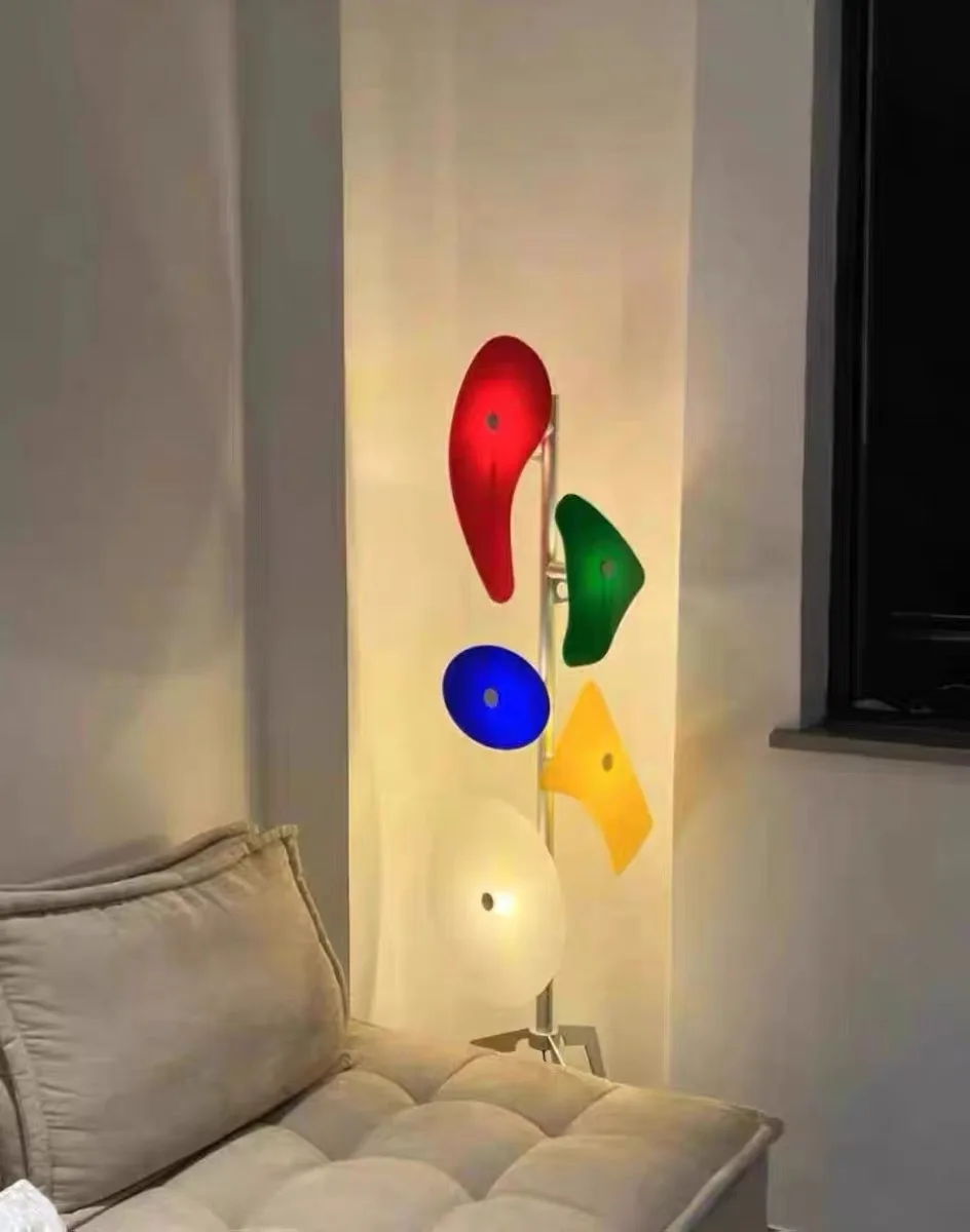Scandinavian Floor Lamp Creative led color light Acrylic Orbital Lamp Designer kawaii lamp Living Room bedroom corner sofa light
Scandinavian Floor Lamp Creative led color light Acrylic Orbital Lamp Designer kawaii lamp Living Room bedroom corner sofa light