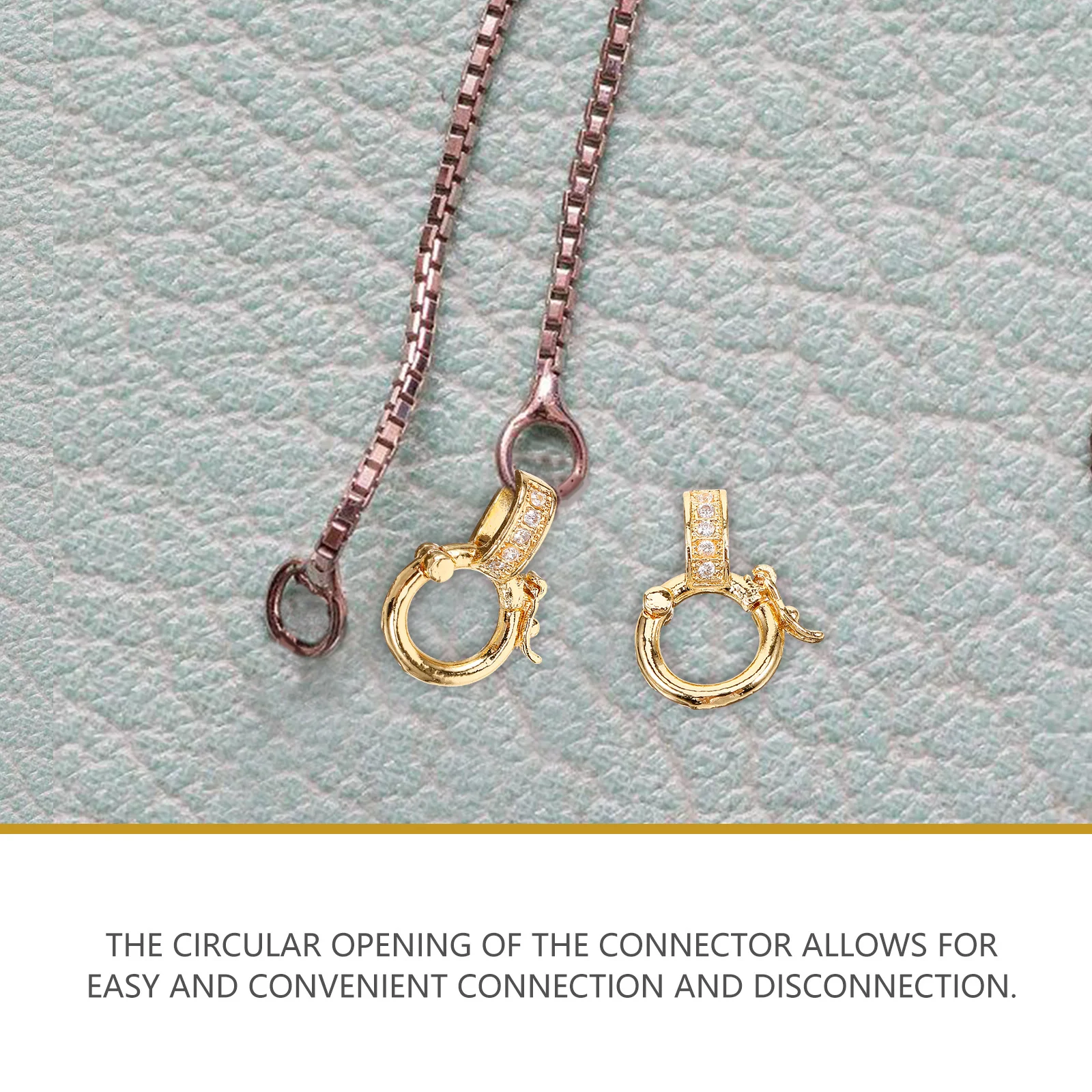 5Pcs Universal Clasp for DIY Jewelry Simple Elegant Converter Clasp Secure Quick-Release Buckle for Necklace Bracelet Metal
5Pcs Universal Clasp for DIY Jewelry Simple Elegant Converter Clasp Secure Quick-Release Buckle for Necklace Bracelet Metal