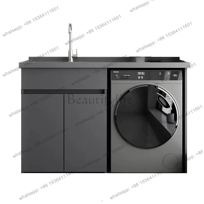 Balcony Washing Machine Cabinet Integrated Basin Combined Pool Slot Washboard Bathroom Cabinet
Balcony Washing Machine Cabinet Integrated Basin Combined Pool Slot Washboard Bathroom Cabinet