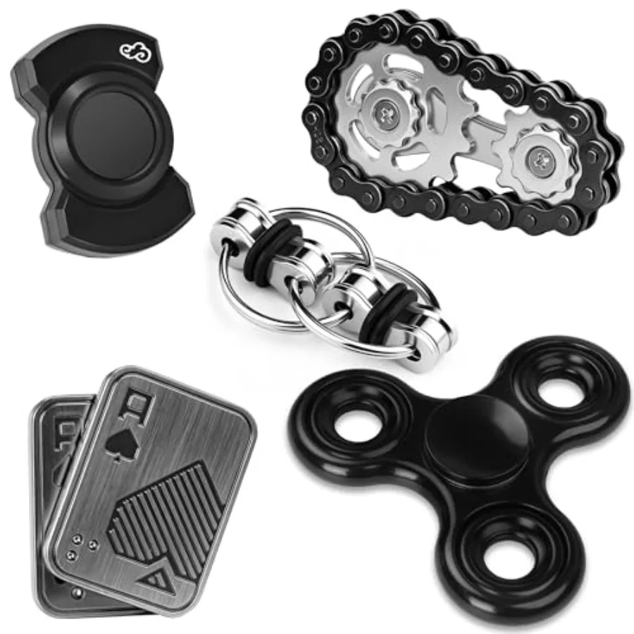 Quality Assurance 5 Pcs Fidget Toys Adults Metal Figette Spinner Magnet Slider for Teen Boys Quiet Office Desk Cool Gadgets Pai
Quality Assurance 5 Pcs Fidget Toys Adults Metal Figette Spinner Magnet Slider for Teen Boys Quiet Office Desk Cool Gadgets Pai