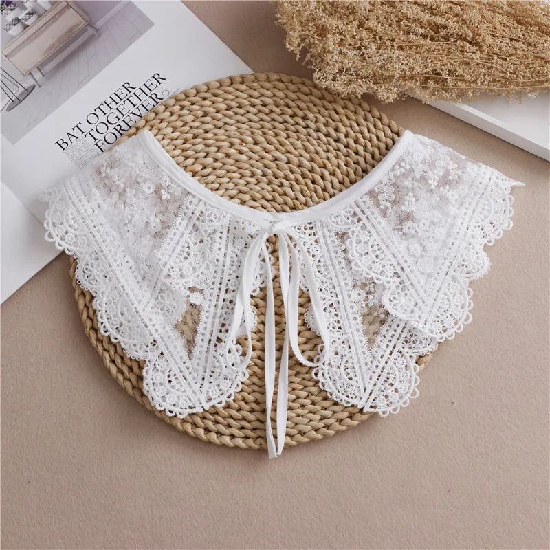 Women's Lace Trim Faux Bow Tie Collar Shawl Sun Protection Small Lightweight Dress Accessory
Women's Lace Trim Faux Bow Tie Collar Shawl Sun Protection Small Lightweight Dress Accessory
