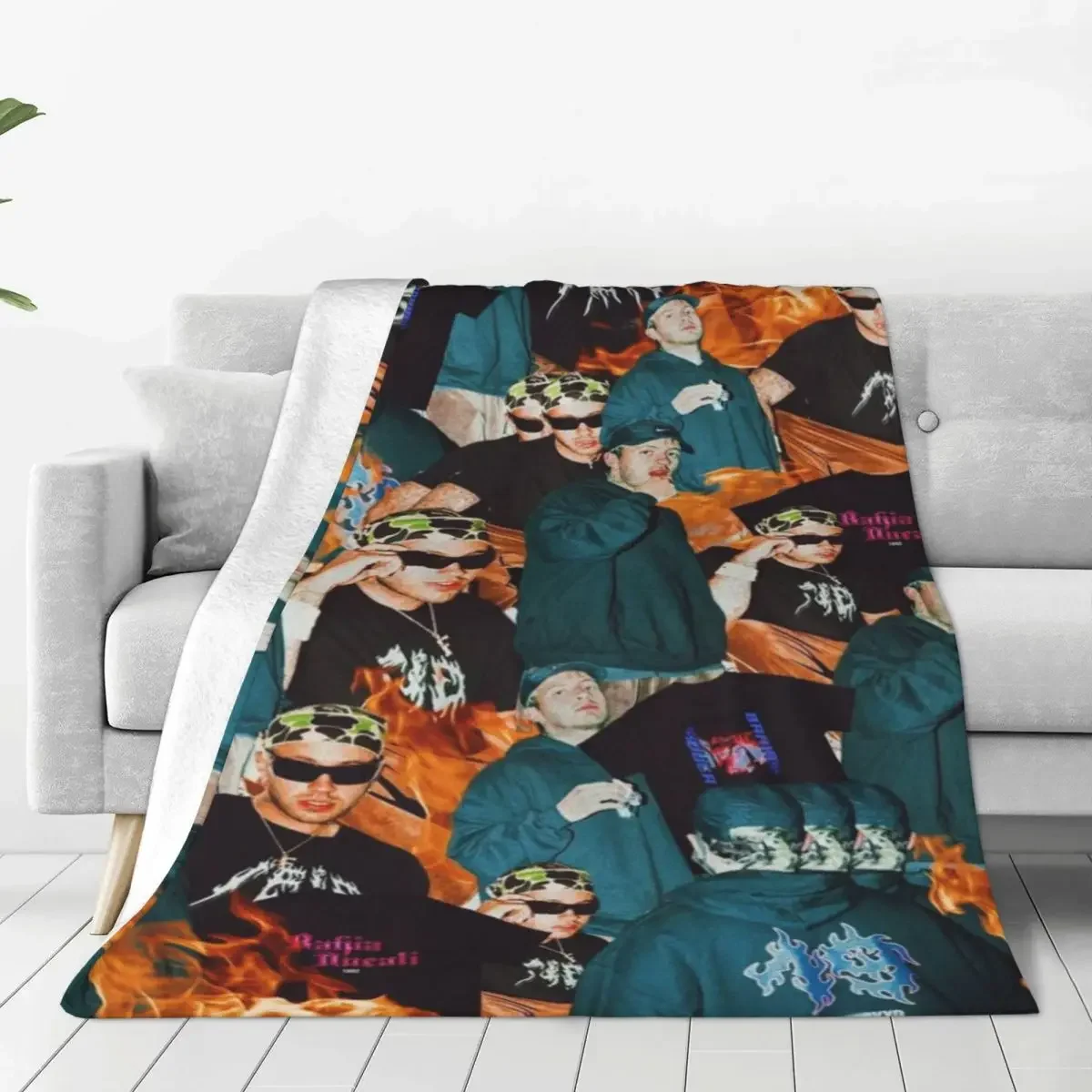 Ferxxo Feid Singer Blanket Sofa Cover Flannel Spring Autumn Collage Lightweight Throw Blanket for Home Bedroom Rug Piece
Ferxxo Feid Singer Blanket Sofa Cover Flannel Spring Autumn Collage Lightweight Throw Blanket for Home Bedroom Rug Piece