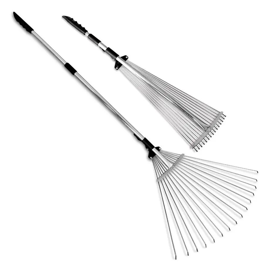 Adjustable Metal Rake Collapsible amp Telescopic Garden, Yard, amp Lawn Ideal for Leaves, Shrubs amp Small Areas. J16A
Adjustable Metal Rake Collapsible amp Telescopic Garden, Yard, amp Lawn Ideal for Leaves, Shrubs amp Small Areas. J16A