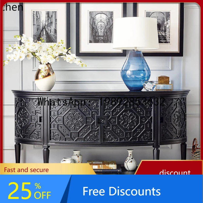 AA home entrance cabinet retro wall partition cabinet locker living room solid wood carving flower cabinet
AA home entrance cabinet retro wall partition cabinet locker living room solid wood carving flower cabinet