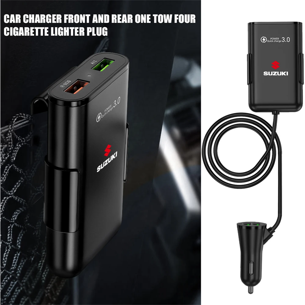 1pc 9V/12V Car Charger QC3.0 Fast Charge Cigarette Lighter Plug For Suzuki Swift SX4 Ignis Alto Samurai Vitara Valve Accessories
1pc 9V/12V Car Charger QC3.0 Fast Charge Cigarette Lighter Plug For Suzuki Swift SX4 Ignis Alto Samurai Vitara Valve Accessories