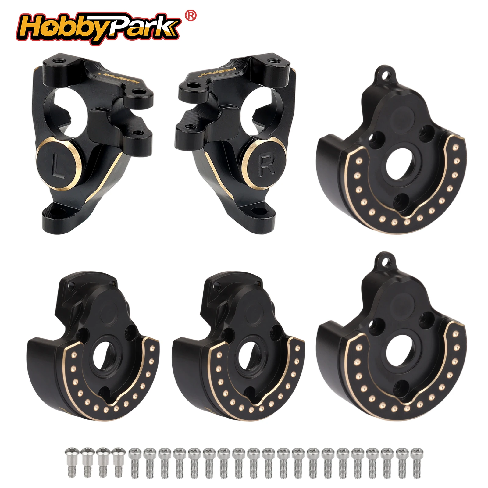HobbyPark Upgrade Brass Front Rear Portal Cover Knuckle Counterweights for Vanquish VP VS4-10 1/10 RC Crawler Low COG
HobbyPark Upgrade Brass Front Rear Portal Cover Knuckle Counterweights for Vanquish VP VS4-10 1/10 RC Crawler Low COG