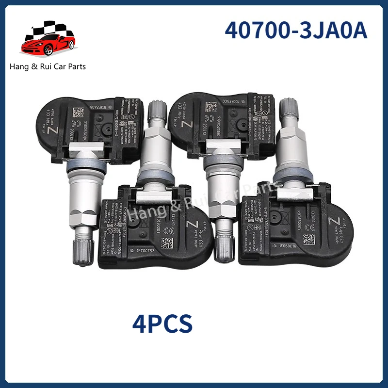 40700-3JA0A 4PCS FOR Infiniti Q50 Q60 QX50 QX56 QX60 Nissan Murano Pathfinder 433MHz TPMS SENSOR TIRE PRESSURE SENSOR 407003JA0A
40700-3JA0A 4PCS FOR Infiniti Q50 Q60 QX50 QX56 QX60 Nissan Murano Pathfinder 433MHz TPMS SENSOR TIRE PRESSURE SENSOR 407003JA0A