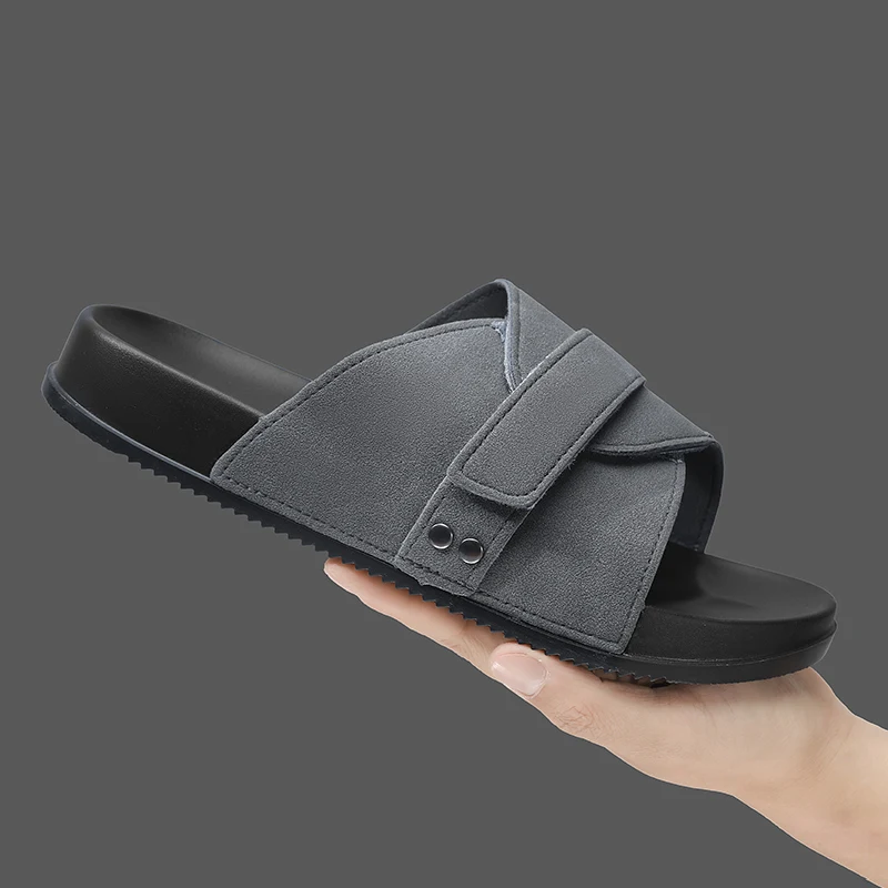 2026 New Men Casual Slides,Summer Outdoor One Strap Leather Sandals, Thick Sole Anti-slip Wear-resistant Odor-resistant Slippers
2026 New Men Casual Slides,Summer Outdoor One Strap Leather Sandals, Thick Sole Anti-slip Wear-resistant Odor-resistant Slippers