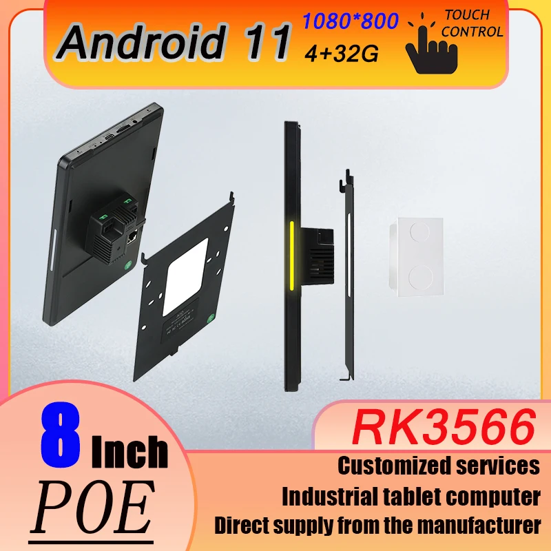 Ultra-thin design 8 Inch Android Touch Screen Kiosk Desktop All in One Computer Industrial Tablet Touch Screen Panel POE LED
Ultra-thin design 8 Inch Android Touch Screen Kiosk Desktop All in One Computer Industrial Tablet Touch Screen Panel POE LED