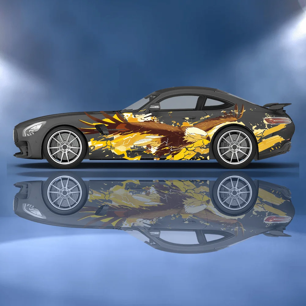 Yellow Open-winged Soaring Eagle Car Decal Full Body Sticker Decoration Scratches To Protect Car Decal Waterproof Car Vinyl Wrap
Yellow Open-winged Soaring Eagle Car Decal Full Body Sticker Decoration Scratches To Protect Car Decal Waterproof Car Vinyl Wrap