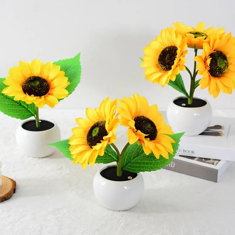 LED Sunflower LED Table Lamp Night Light USB Rechargeable Desk Lamp Light for Bedroom Atmosphere Home Party Light
LED Sunflower LED Table Lamp Night Light USB Rechargeable Desk Lamp Light for Bedroom Atmosphere Home Party Light