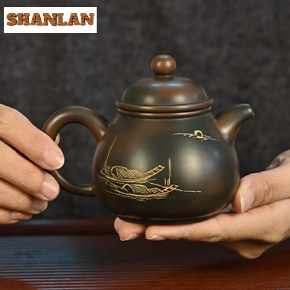 160ML Nixing Handmade Mini Teapot Kiln filter handmade nixing clay customized gifts authentic theiere
160ML Nixing Handmade Mini Teapot Kiln filter handmade nixing clay customized gifts authentic theiere
