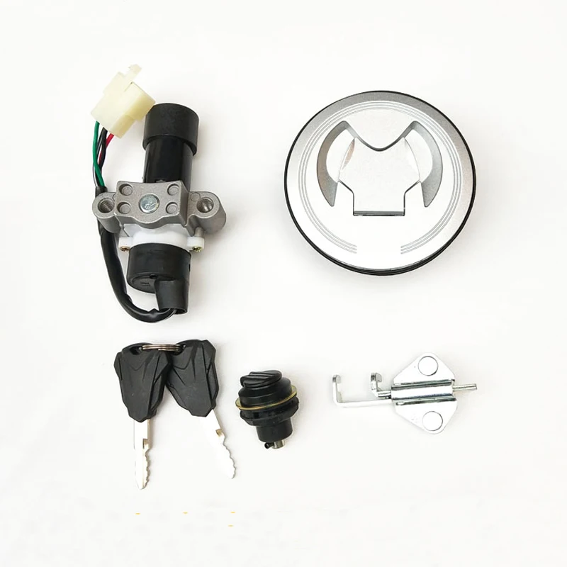 Motorcycle Ignition Switch Key Lock for Loncin LX150-62 LX125-63 JL125-58 K5 Tank Cap Main Lock Side Cover Switch Seat Lock
Motorcycle Ignition Switch Key Lock for Loncin LX150-62 LX125-63 JL125-58 K5 Tank Cap Main Lock Side Cover Switch Seat Lock