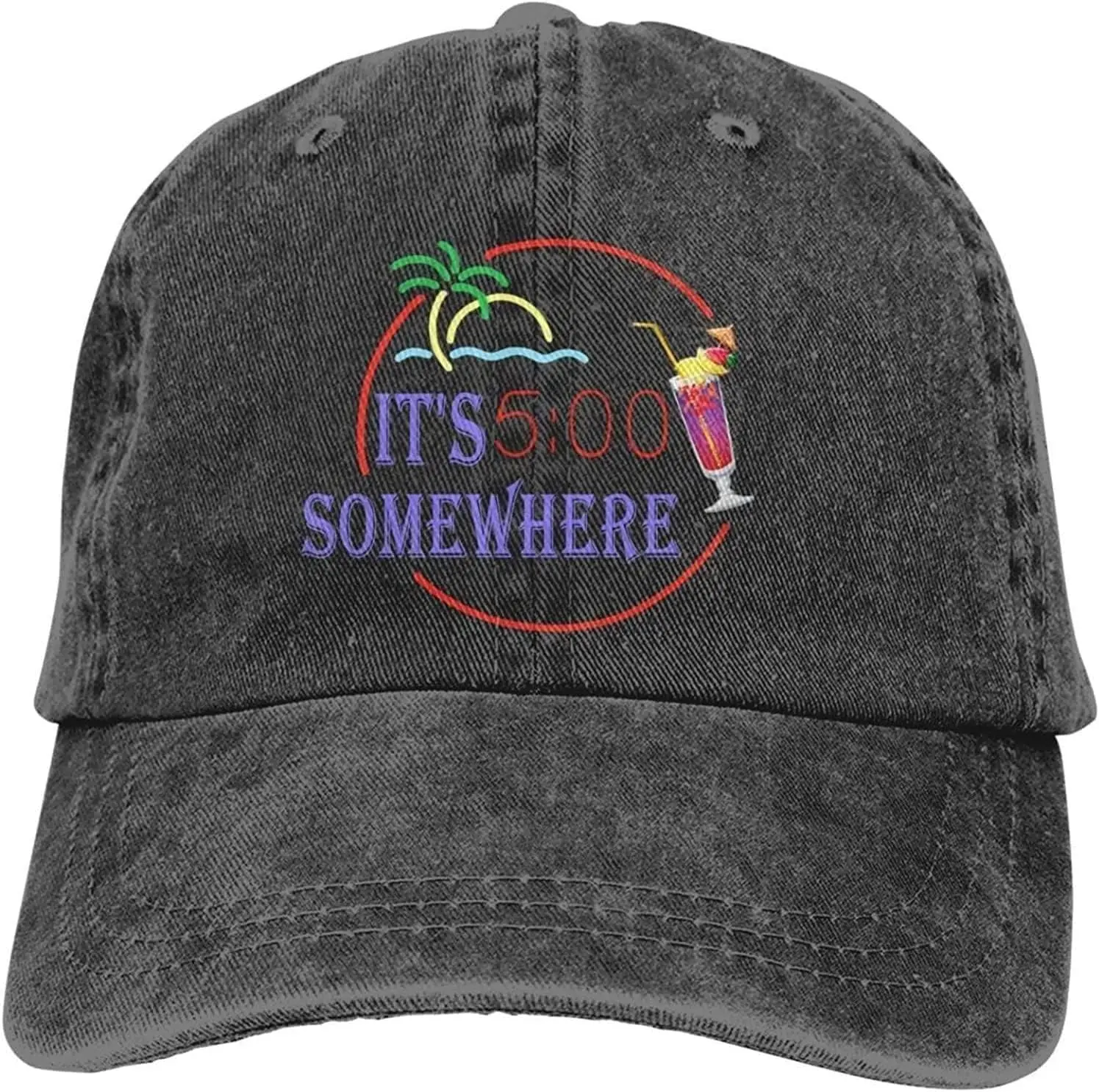 It's 5 O'Clock Somewhere Flag Novelty Party Unisex Double Buckle Adjustable Cowboy Personality Retro Cowboy Hat
It's 5 O'Clock Somewhere Flag Novelty Party Unisex Double Buckle Adjustable Cowboy Personality Retro Cowboy Hat