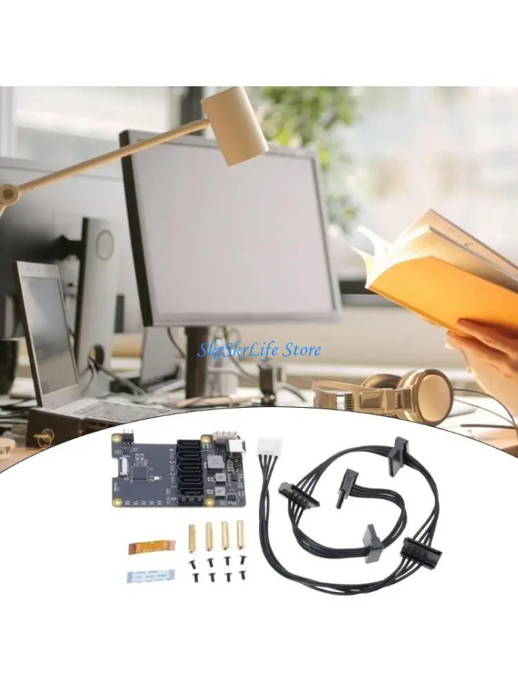 E65E X1009 PCIE Expansion Board For RPi 5 5B Up To 5 Disks Simultaneou
E65E X1009 PCIE Expansion Board For RPi 5 5B Up To 5 Disks Simultaneou