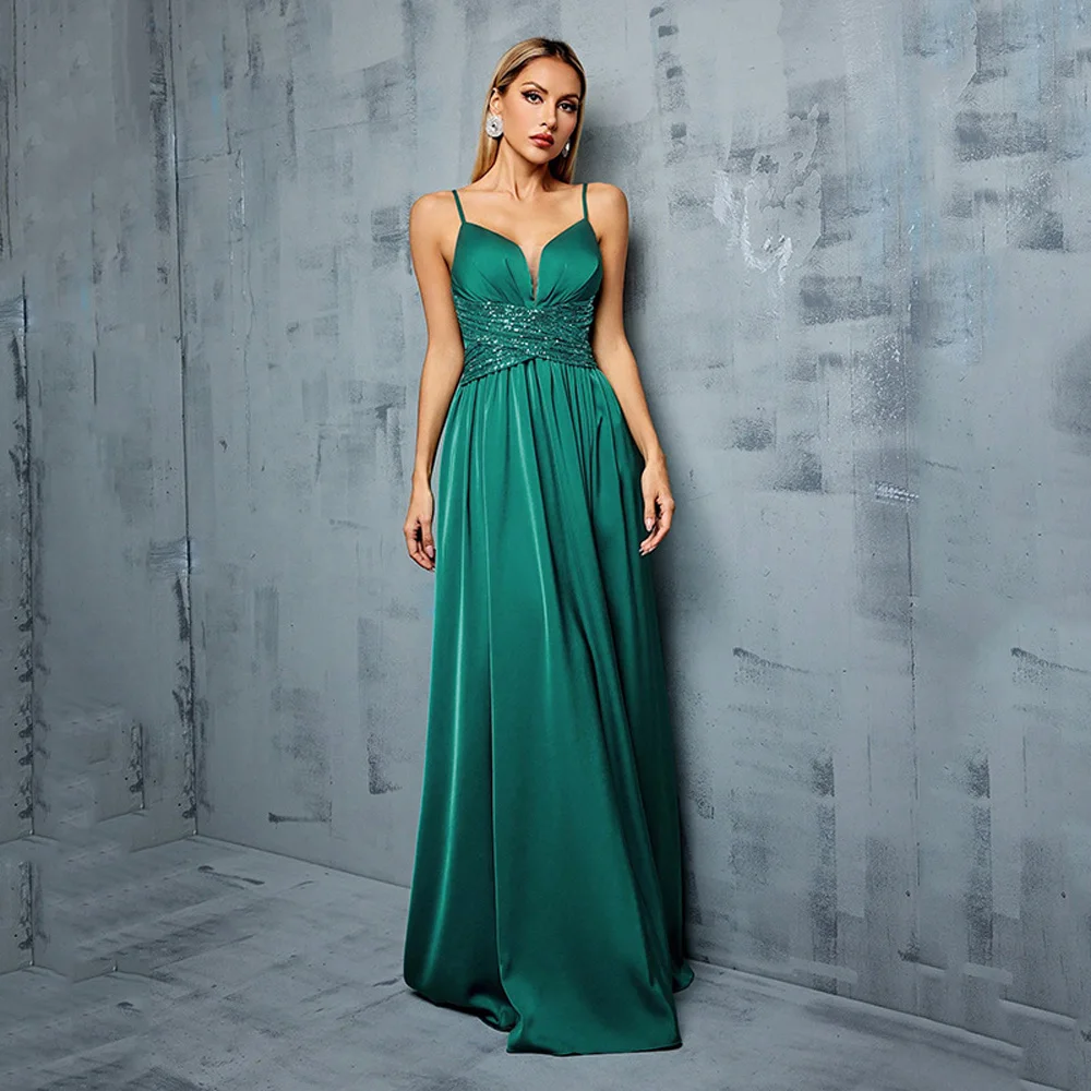 Green Women's Performance Graduation Photo Dress Halter 2025 Korean Sleeveless Summer Party Woman Wedding Guest Dresses Classy
Green Women's Performance Graduation Photo Dress Halter 2025 Korean Sleeveless Summer Party Woman Wedding Guest Dresses Classy