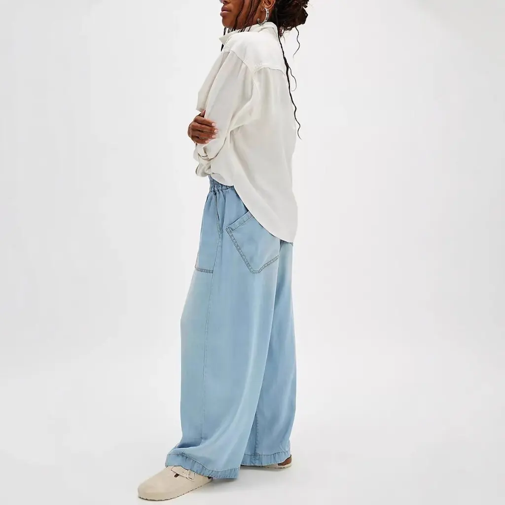 Женская мода, вертикальная стирка, прямая трубка, свободные повседневные джинсы, брюки в европейском и американском стиле, прямая поставка с фабрики 
Женская мода, вертикальная стирка, прямая трубка, свободные повседневные джинсы, брюки в европейском и американском стиле, прямая поставка с фабрики