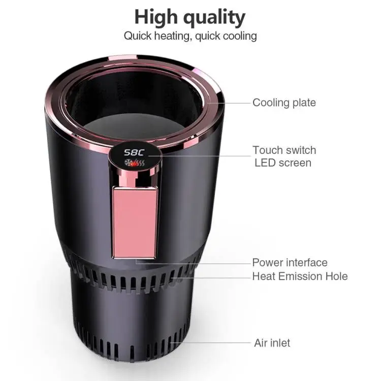 Travel Hot Cold Car Mug Heating Cooling Coffee Cup Smart Coffee Mug Warmer Cooler Cup Electric Car Cup Holder Mug For Car
Travel Hot Cold Car Mug Heating Cooling Coffee Cup Smart Coffee Mug Warmer Cooler Cup Electric Car Cup Holder Mug For Car