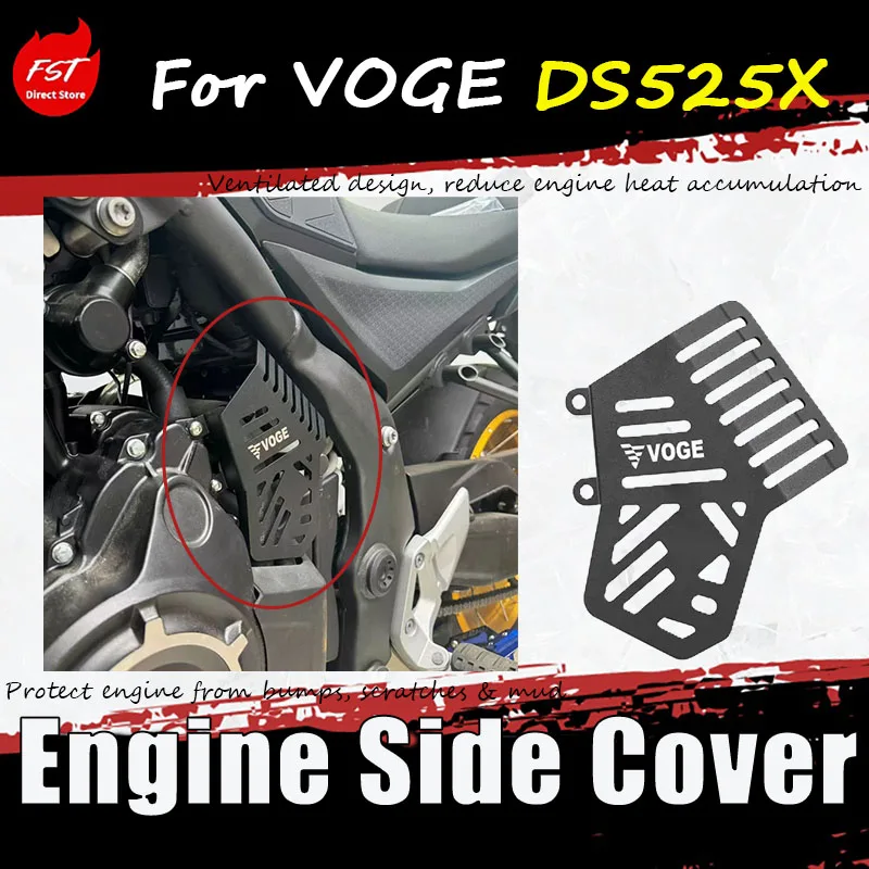 For VOGE DS525X special modification accessory engine protection cover engine guard with non-destructive installation
For VOGE DS525X special modification accessory engine protection cover engine guard with non-destructive installation