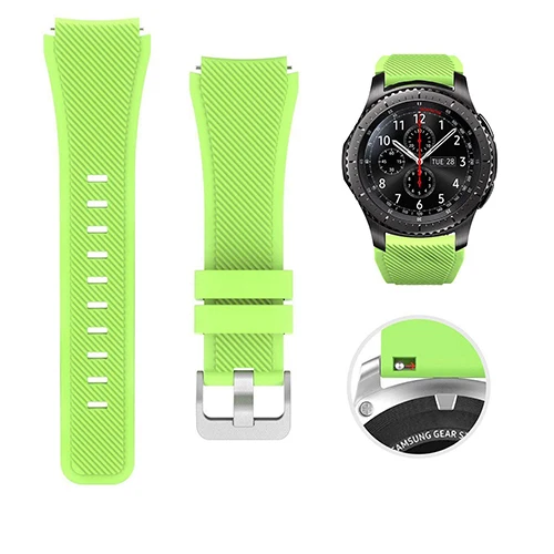 22mm 20mm Silicone Band for Galaxy Watch 4 classic 46 42mm Sports Strap for Watch 5 pro 45 44 40mm Gear S3 active 2 Huawei
22mm 20mm Silicone Band for Galaxy Watch 4 classic 46 42mm Sports Strap for Watch 5 pro 45 44 40mm Gear S3 active 2 Huawei