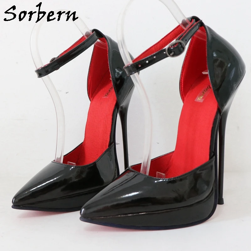 Sorbern Black Thick Platform Women Pump Shoes High Heel Stilettos Pointed Toe Metal Heeled Sissy Boy Custom Colors
Sorbern Black Thick Platform Women Pump Shoes High Heel Stilettos Pointed Toe Metal Heeled Sissy Boy Custom Colors