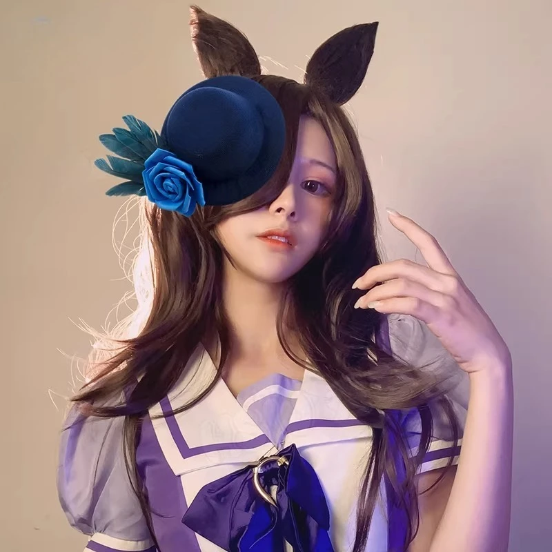 Game Rice Shower Horse Cosplay Black Long Wig with Ears Hat Hair Clip Headwear Suit Artificial Wigs Hair for Women
Game Rice Shower Horse Cosplay Black Long Wig with Ears Hat Hair Clip Headwear Suit Artificial Wigs Hair for Women