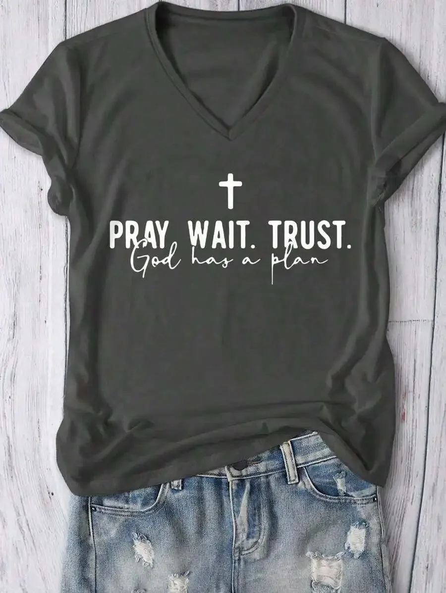 Black V-Neck Short Sleeve Casual T-Shirt For Women
Black V-Neck Short Sleeve Casual T-Shirt For Women