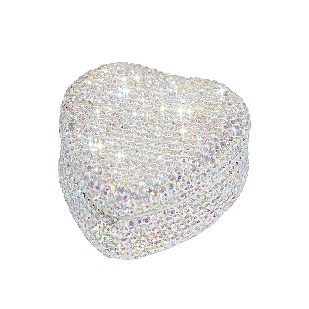 Мини-аксессуар для женщин Bling AB Rhhinestone портативная коробка-органайзер для хранения ювелирных украшений женский подарок на день рождения
Мини-аксессуар для женщин Bling AB Rhhinestone портативная коробка-органайзер для хранения ювелирных украшений женский подарок на день рождения