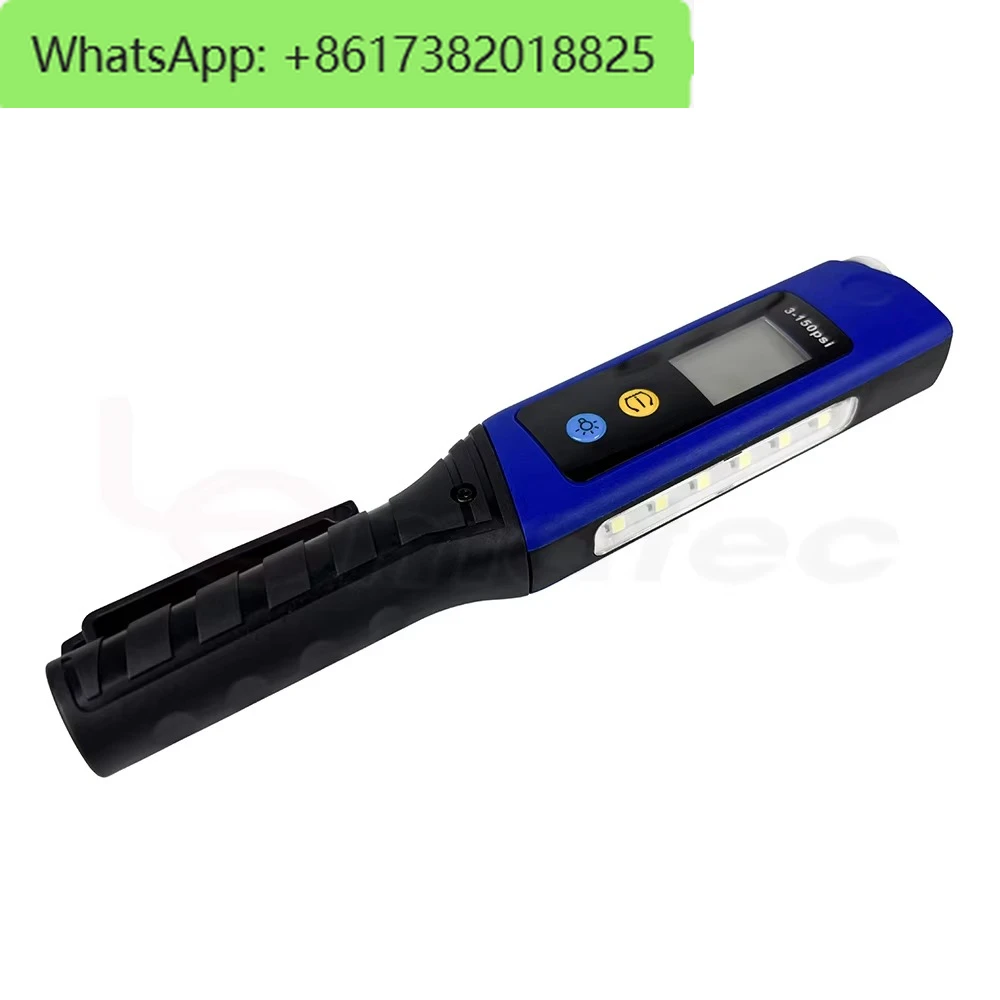 Цифровой манометр 2 в 1, с зарядной ручкой, светоизлучающий диод, рабочий фонарик для ремонта автомагазинов
Цифровой манометр 2 в 1, с зарядной ручкой, светоизлучающий диод, рабочий фонарик для ремонта автомагазинов