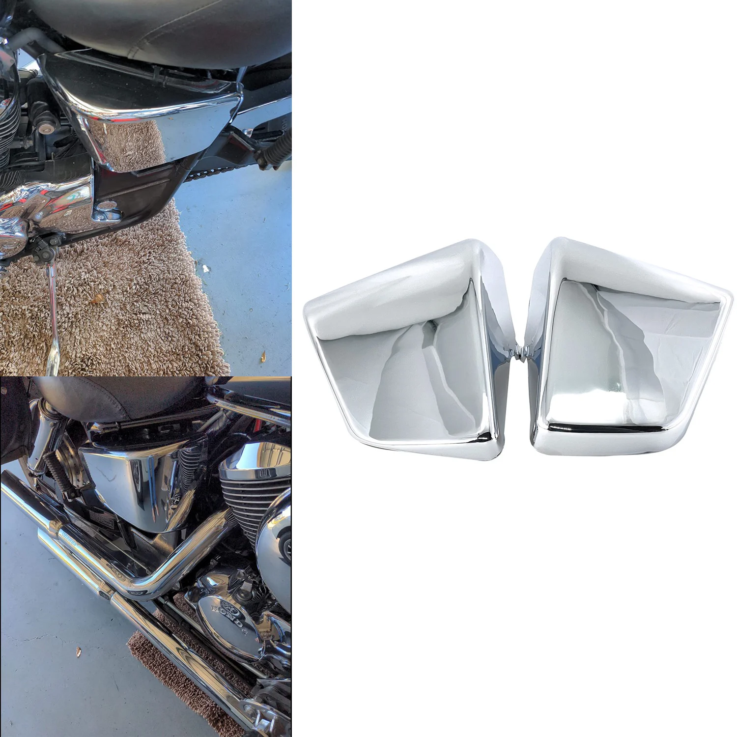 Chrome Motorcycle ABS Battery Side Fairing Cover For Honda Shadow ACE VT400 VT750 VT 400 750 1997-2003
Chrome Motorcycle ABS Battery Side Fairing Cover For Honda Shadow ACE VT400 VT750 VT 400 750 1997-2003