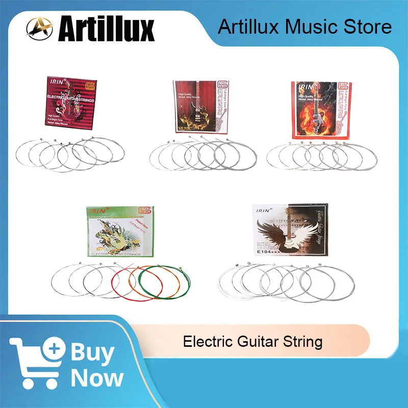 6Pcs/Set Electric Guitar String High-Quality Set Five Types Available Steel Wire Metal for Electric Guitar Beginners Accessories
6Pcs/Set Electric Guitar String High-Quality Set Five Types Available Steel Wire Metal for Electric Guitar Beginners Accessories